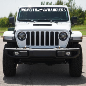 Iron City Wranglers Windshield Banner - Solid