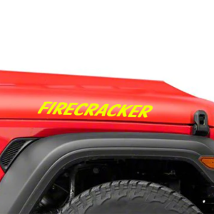 Custom Lettering for Jeep Hood - Single Color