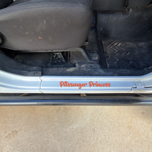 Passenger Princess Decal